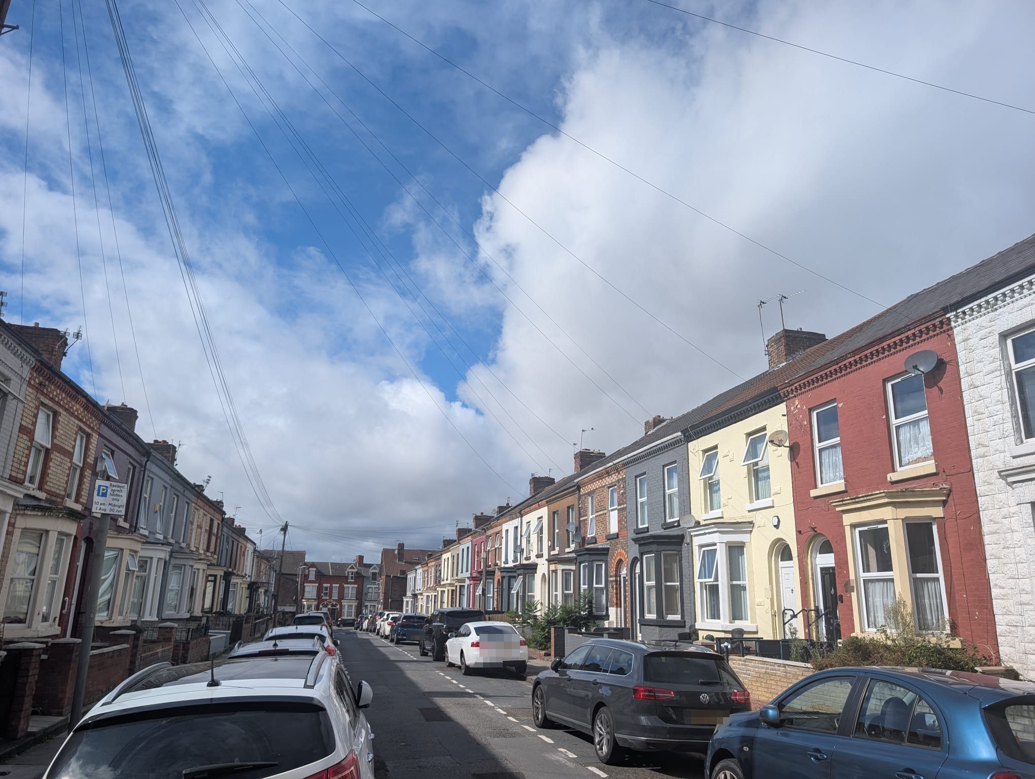 Victorian terraced street in Walton, Liverpool