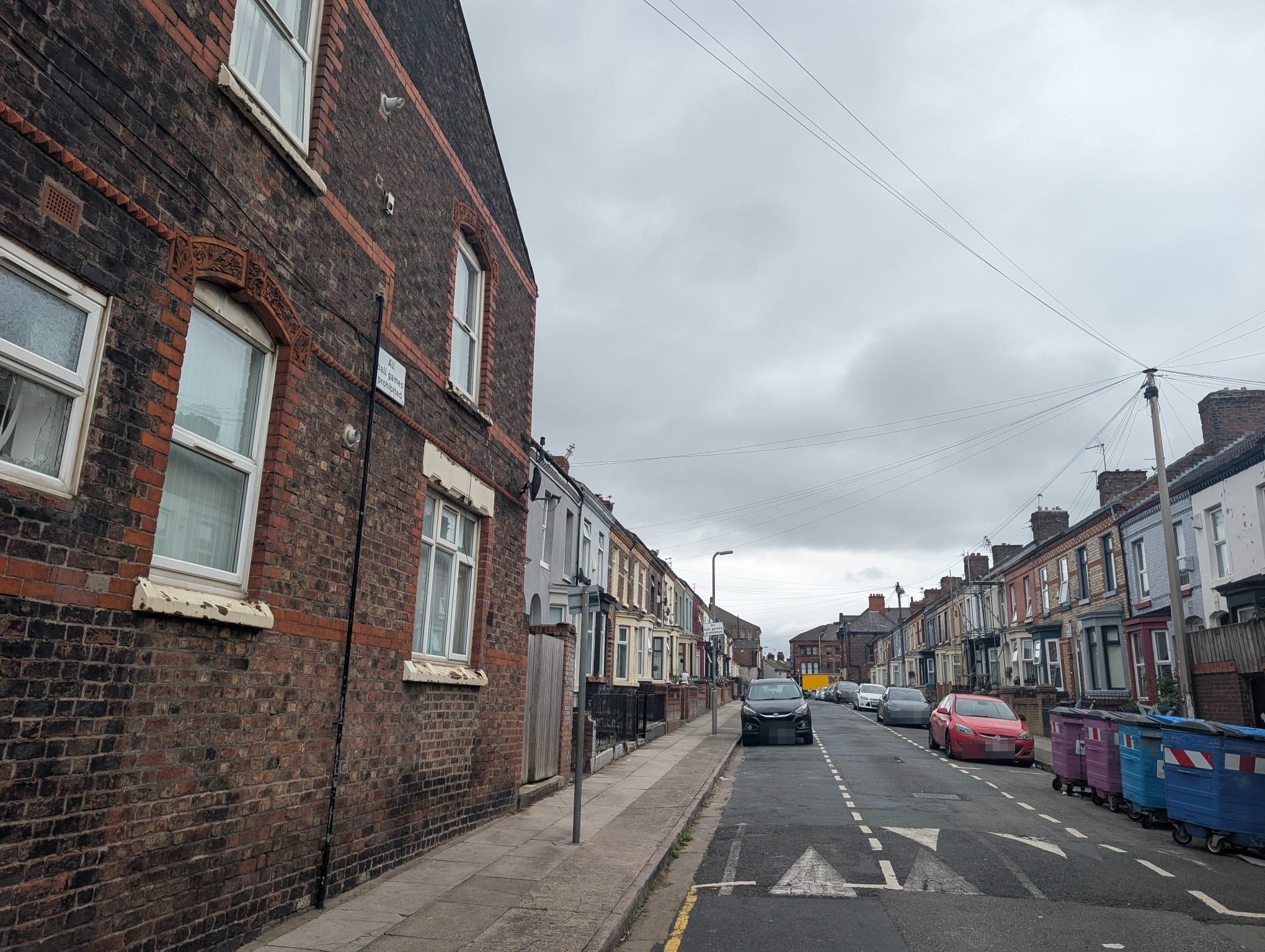 Terraced street in Walton, Liverpool